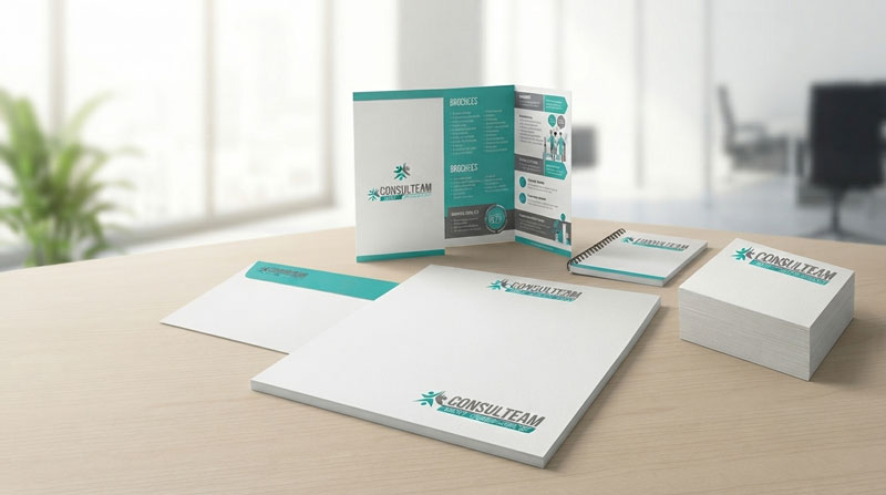 impression de papeterie professionnelle & supports commerciaux